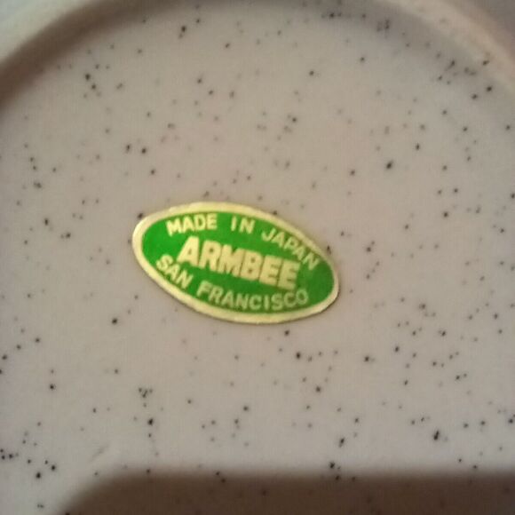 Vintage Ceramic Armbee Teapot Set-Cherry Blossom-Sakura-Bamboo Handle-5 PC - Picture 10 of 16